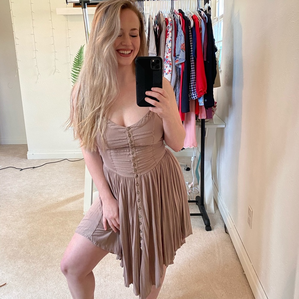 Nude dress